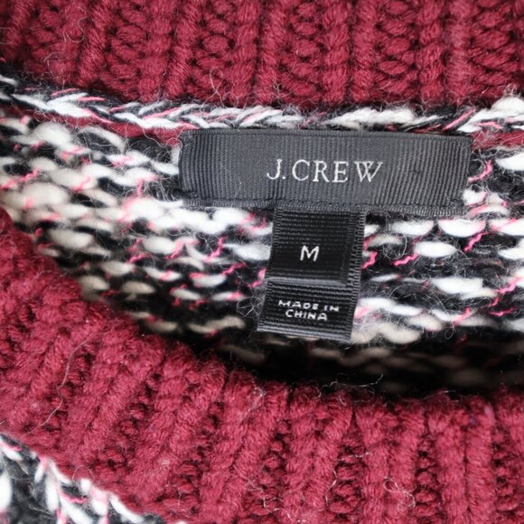 J.Crew Sweater Marled Colorblock Crew Neck Size Medium - Picture 2 of 5
